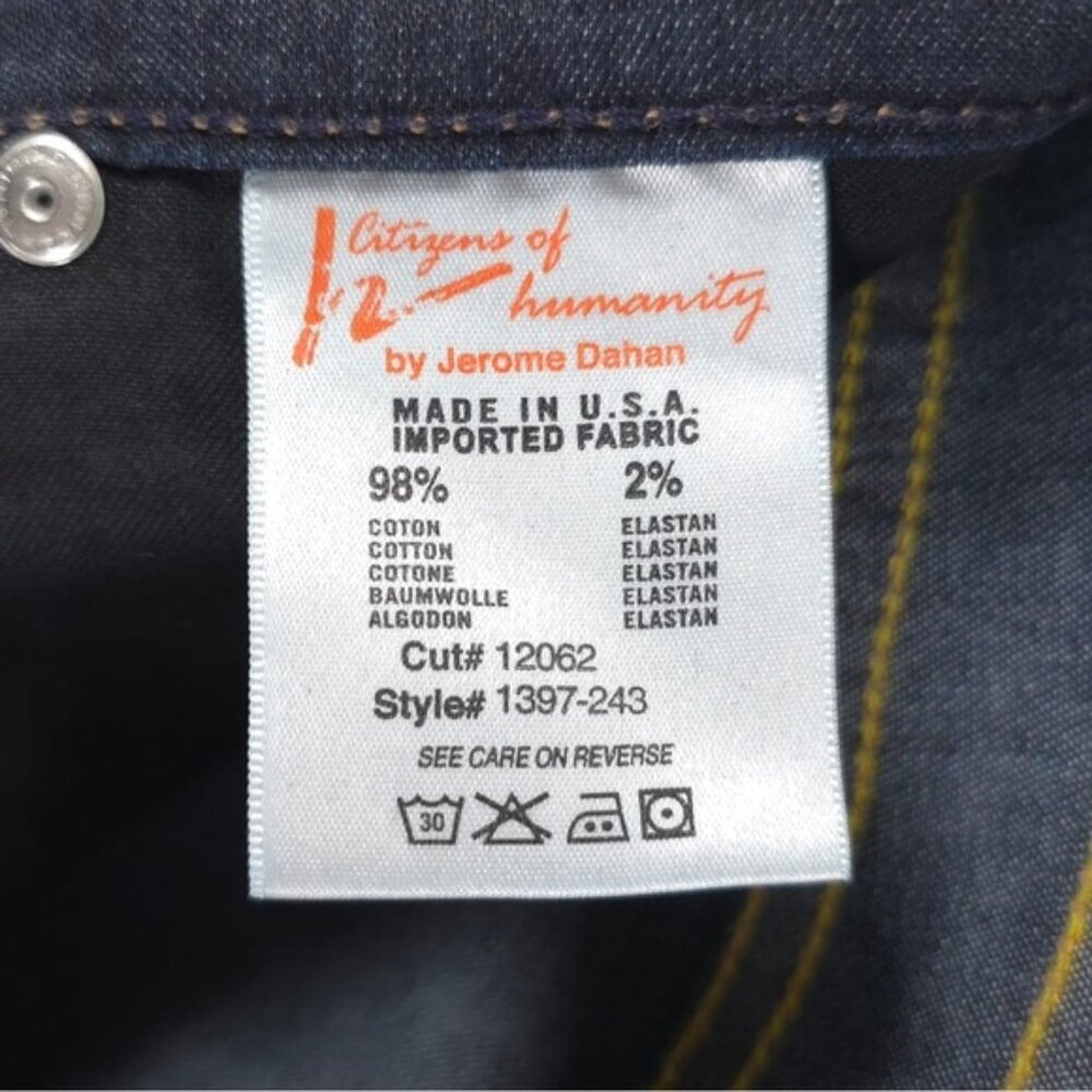 CITIZENS OF HUMANITY BootCut Flare Jeans MADE IN USA 🇺🇸 Style 1397-243 Size 27 - Picture 13 of 13